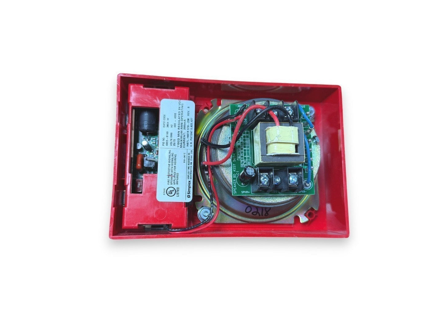 Simplex 4903-9149 Fire Alarm Speaker Strobe Wall Red