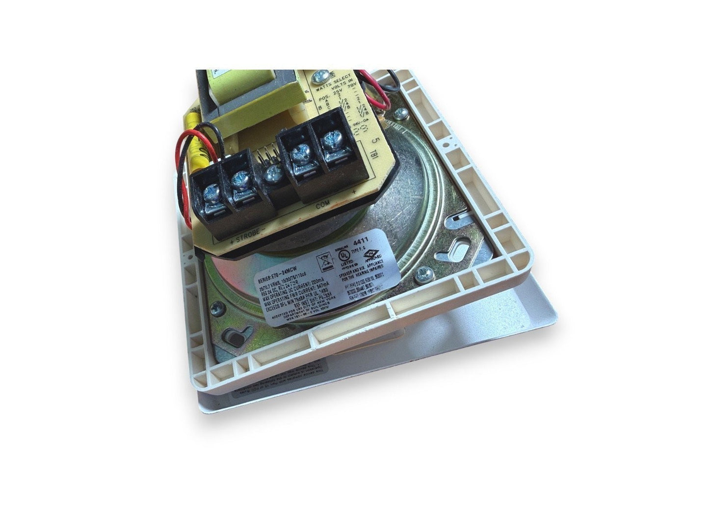 Eaton Wheelock E70-24MCW Fire Alarm Speaker Strobe Wall White