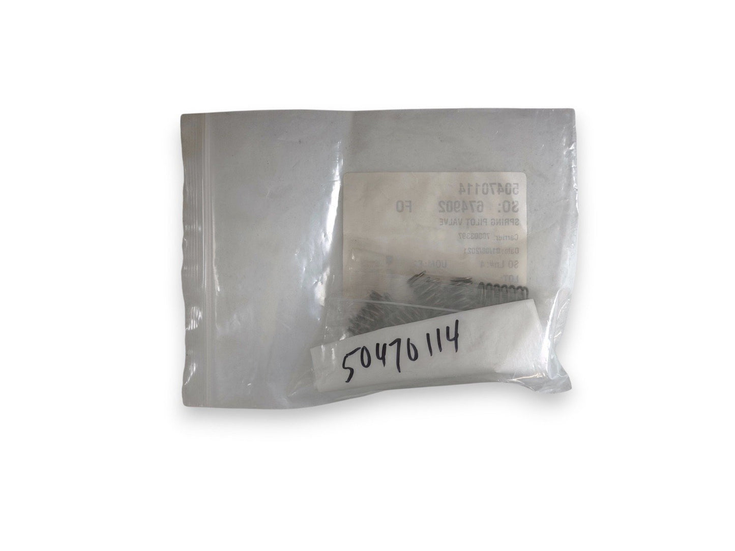 LOT OF 10 Kidde-Fenwal 50470114 Pilot Valve Spring (NEW)