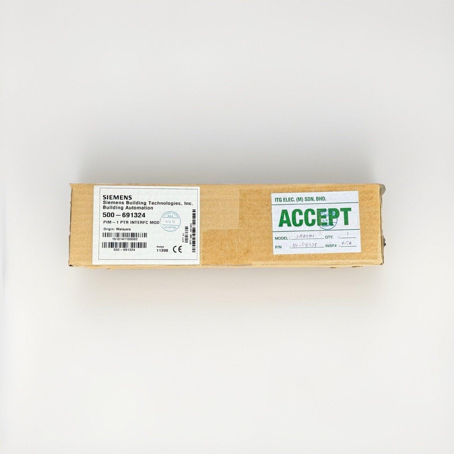 Siemens 500-691324 PIM-1 PTR Interface Module for fire alarm systems, new in box, Malaysia origin