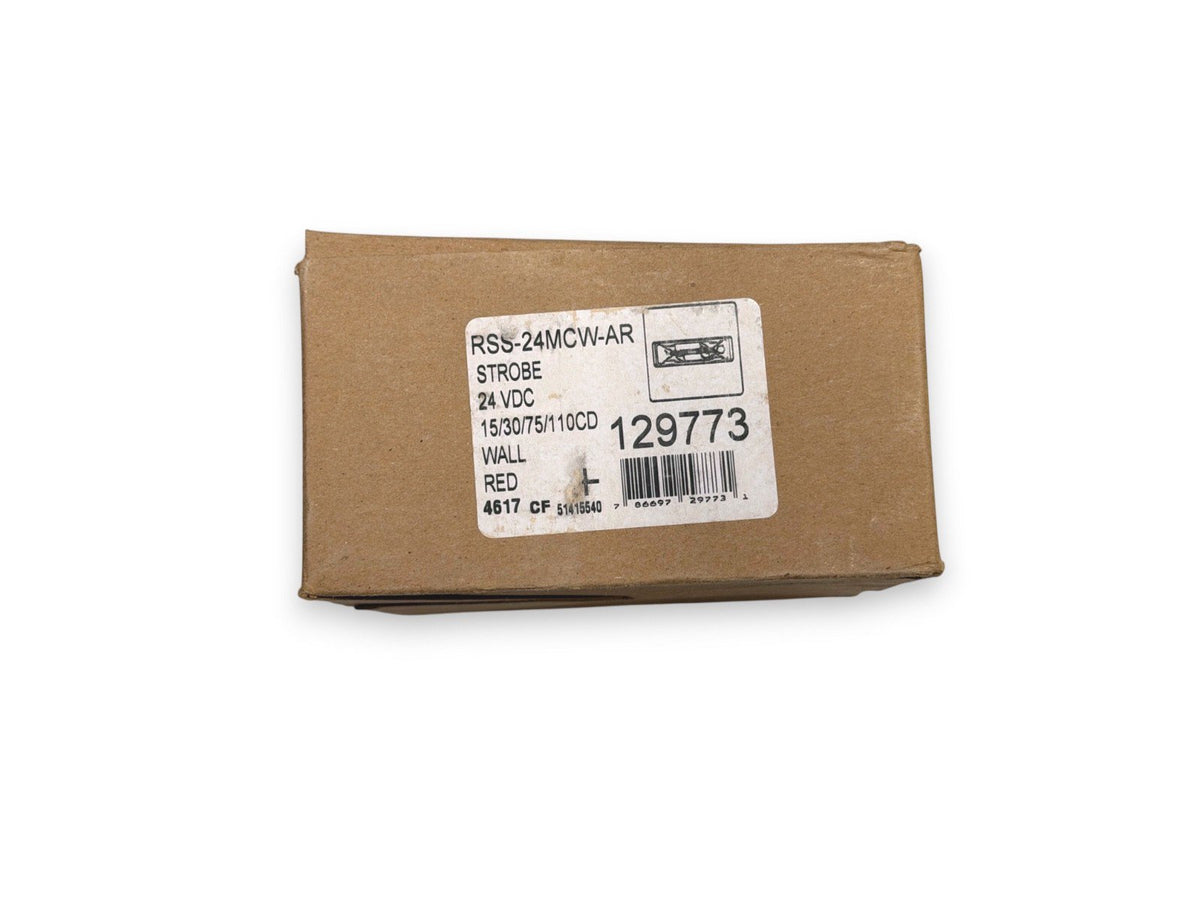Eaton Wheelock RSS-24MCW-AR 129773 Agent Strobe Wall Red (NEW IN BOX)