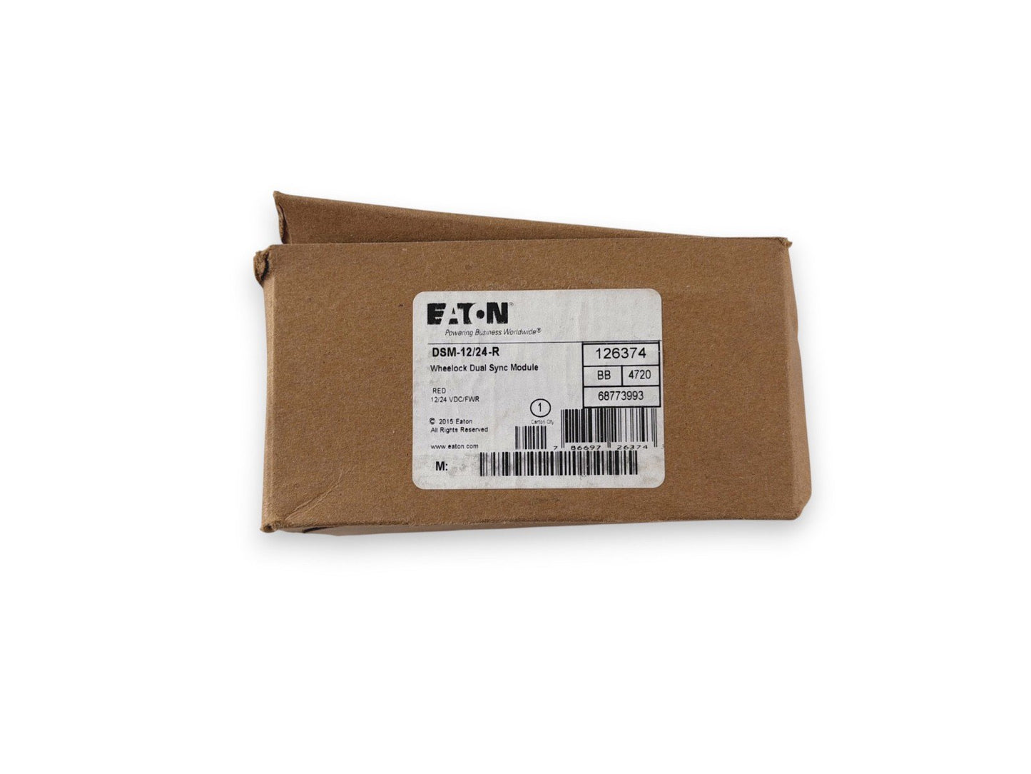 Eaton Wheelock DSM-12/24-R 126374 Fire Alarm Dual Sync Module (NEW IN BOX)