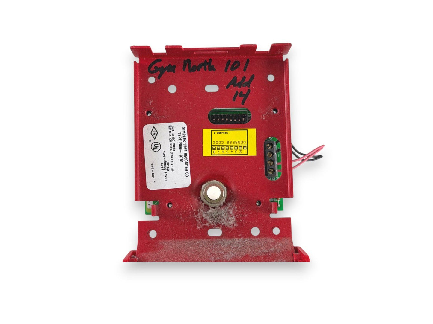 Simplex 2099-9761 Fire Alarm Pull Station