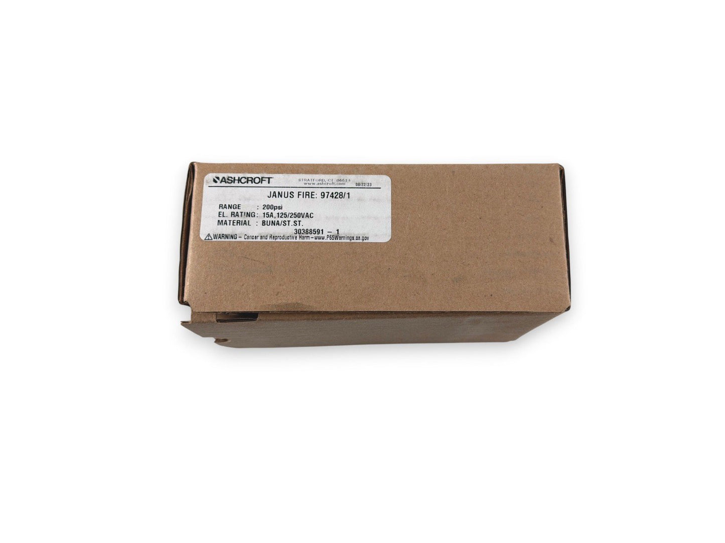 Janus Fire Ashcroft 97428 Discharge Pressure Switch (NEW IN BOX)