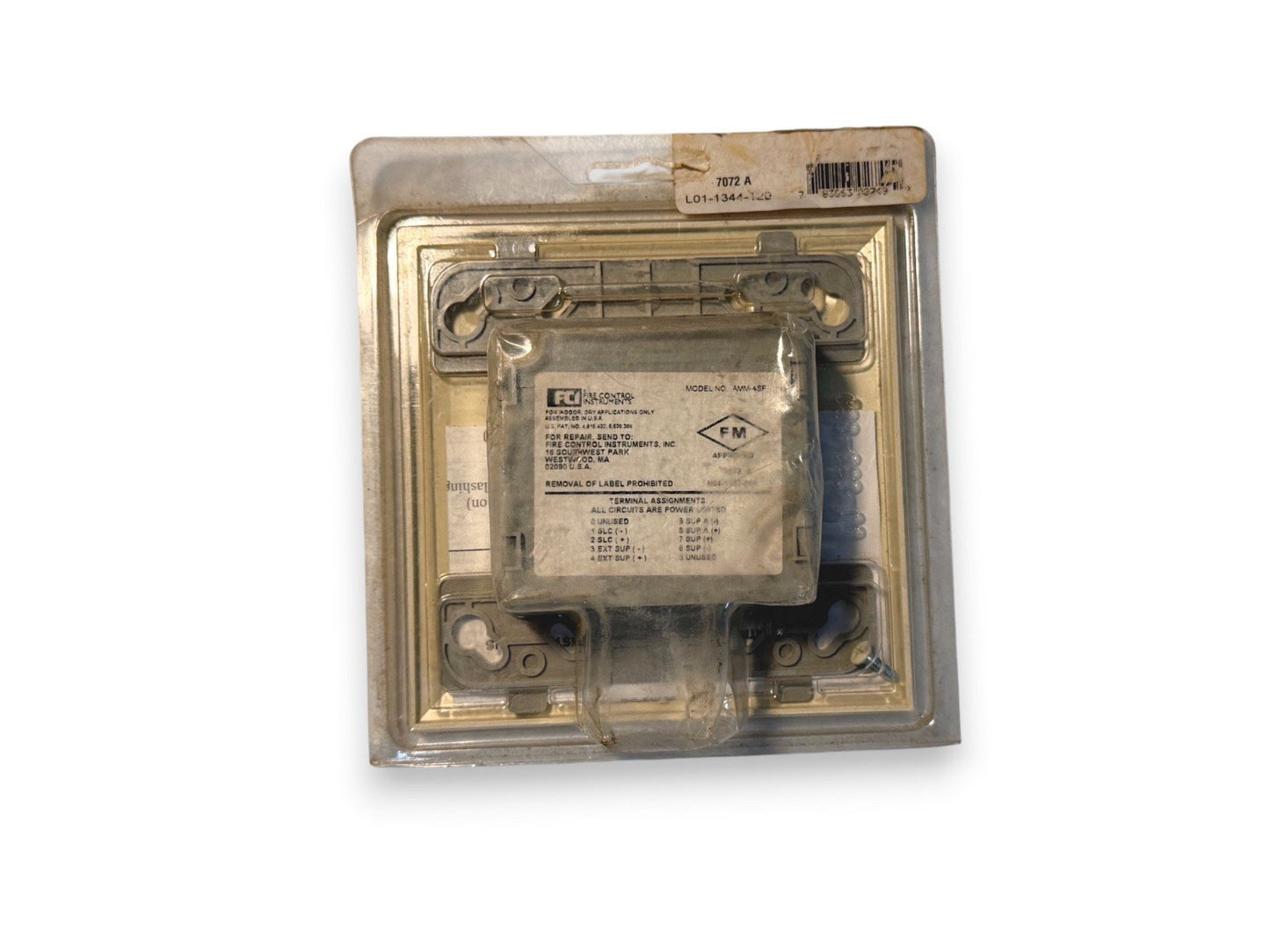 Gamewell-FCI AMM-4SF Fire Alarm Addressable Monitor Module (NEW IN BOX)