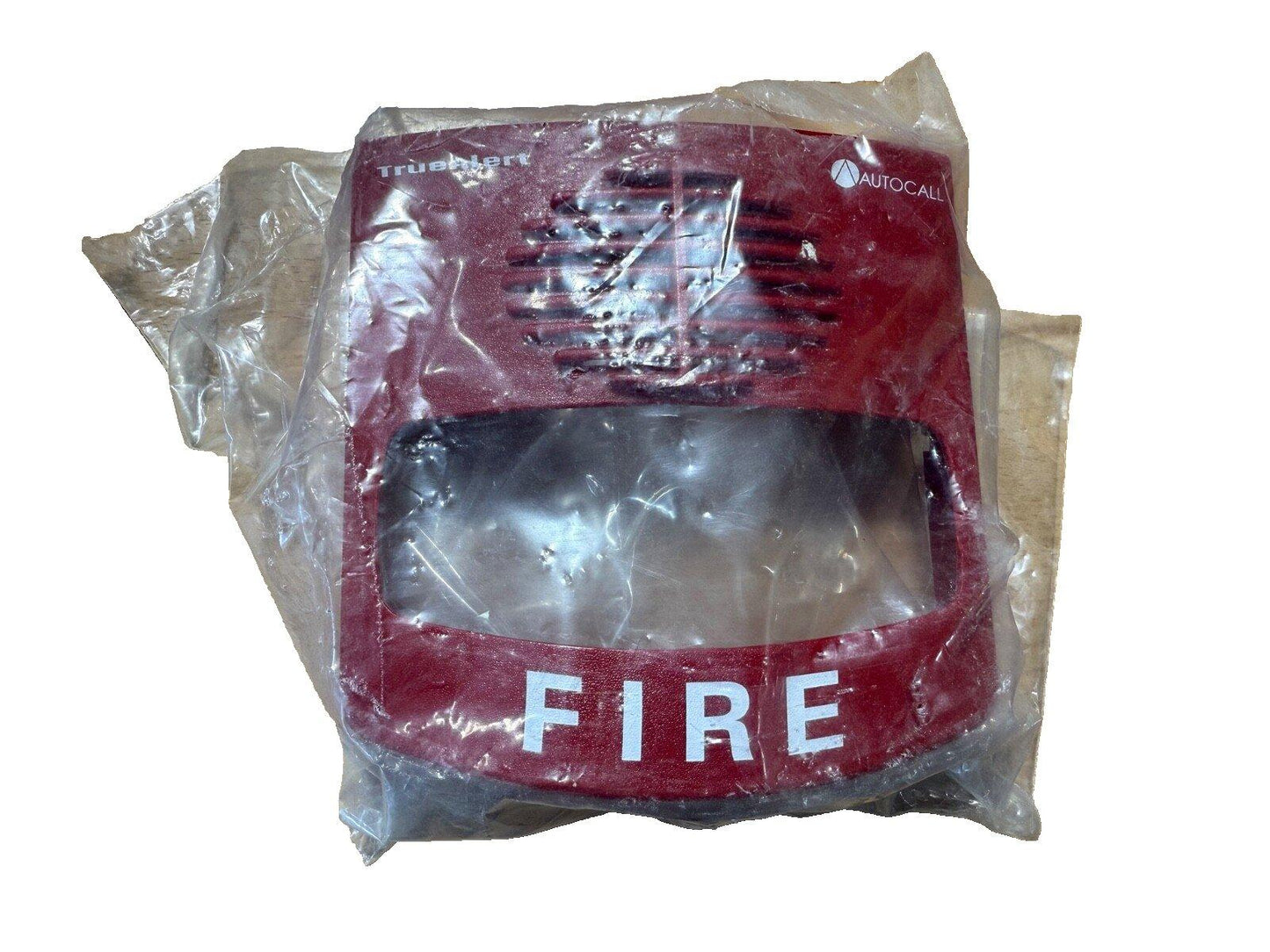 Autocall Simplex TrueAlert Fire Alarm Horn Strobe Cover Wall Red (NEW IN BOX)