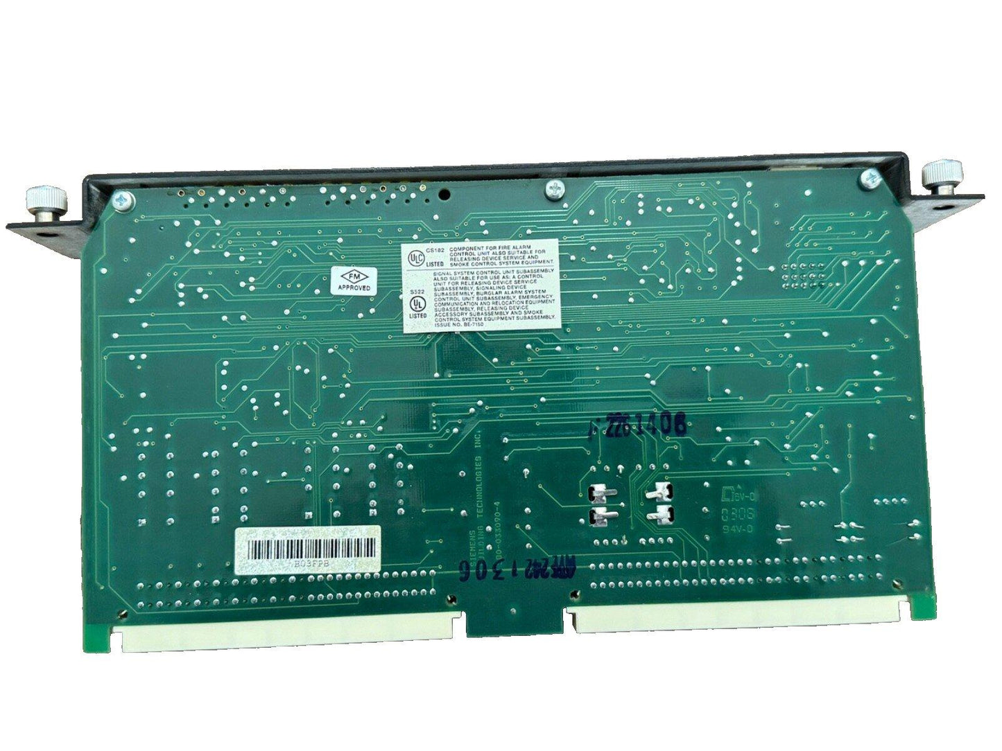 UL Listed fire alarm control panel circuit board with FM approval, used for smoke and emergency systems