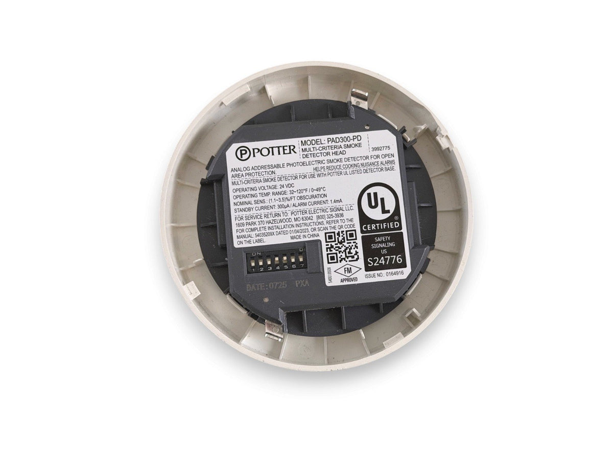 Potter PAD300-PD Multi-criteria Detector Head + Base