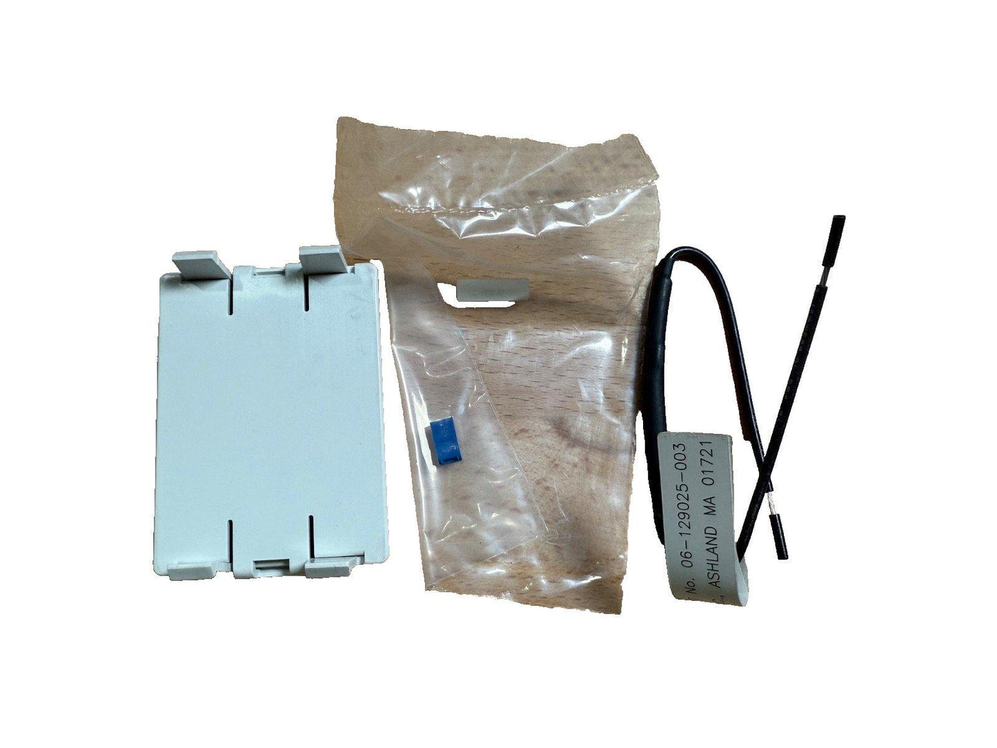 Fire alarm control panel kit with wiring and mounting hardware for commercial or residential use