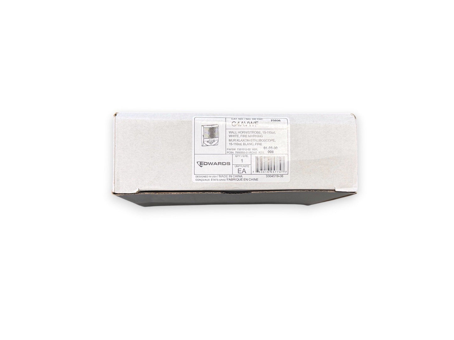 EST Edwards G4AVWF Fire Alarm Horn Strobe Wall White (NEW IN BOX)