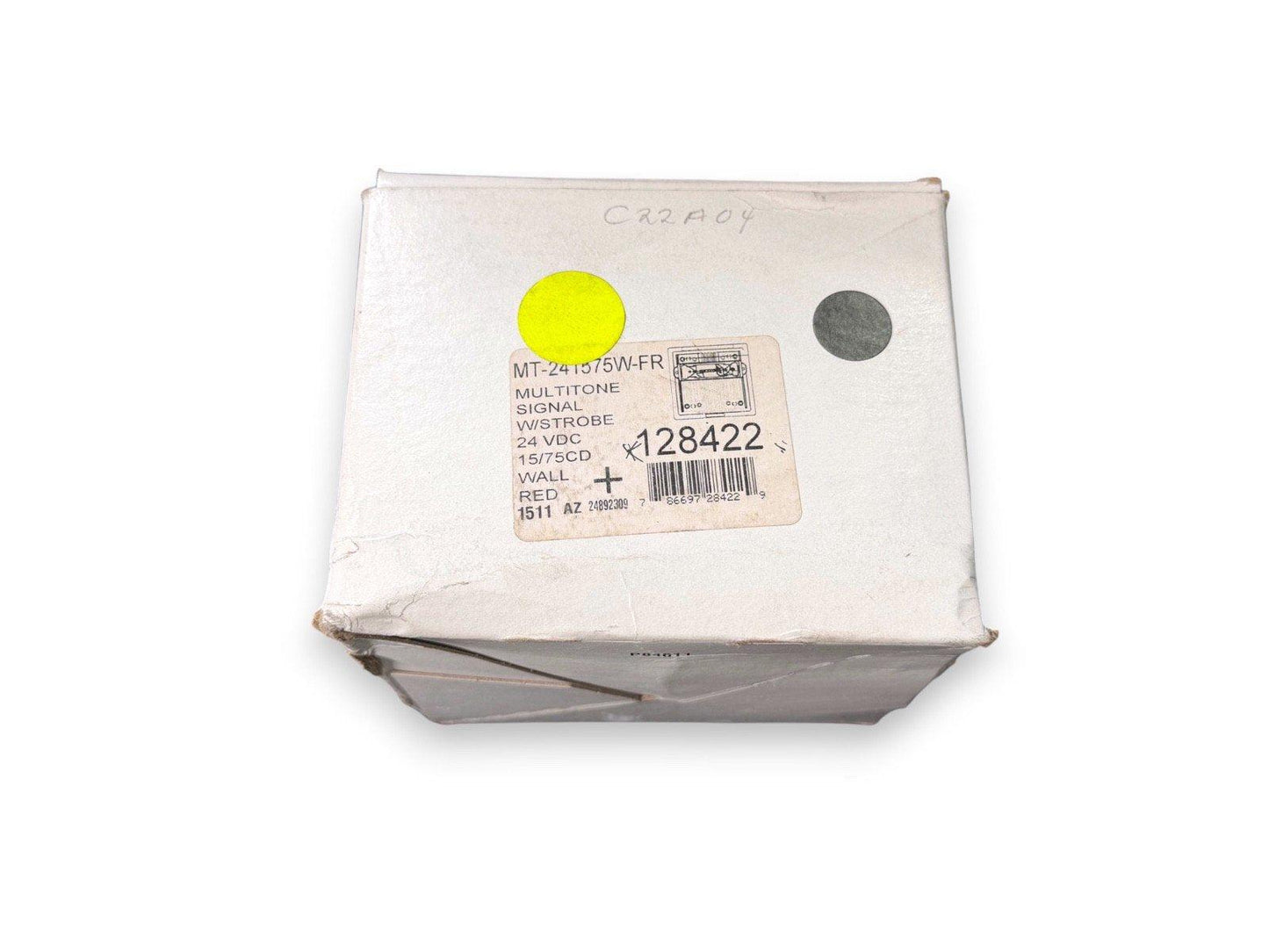 MT-241575W-FR multitone fire alarm signal with strobe, 24 VDC, wall mount, red, in original box