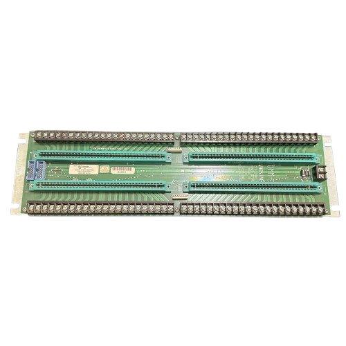 Fire alarm control panel circuit board with terminal connectors for commercial systems
