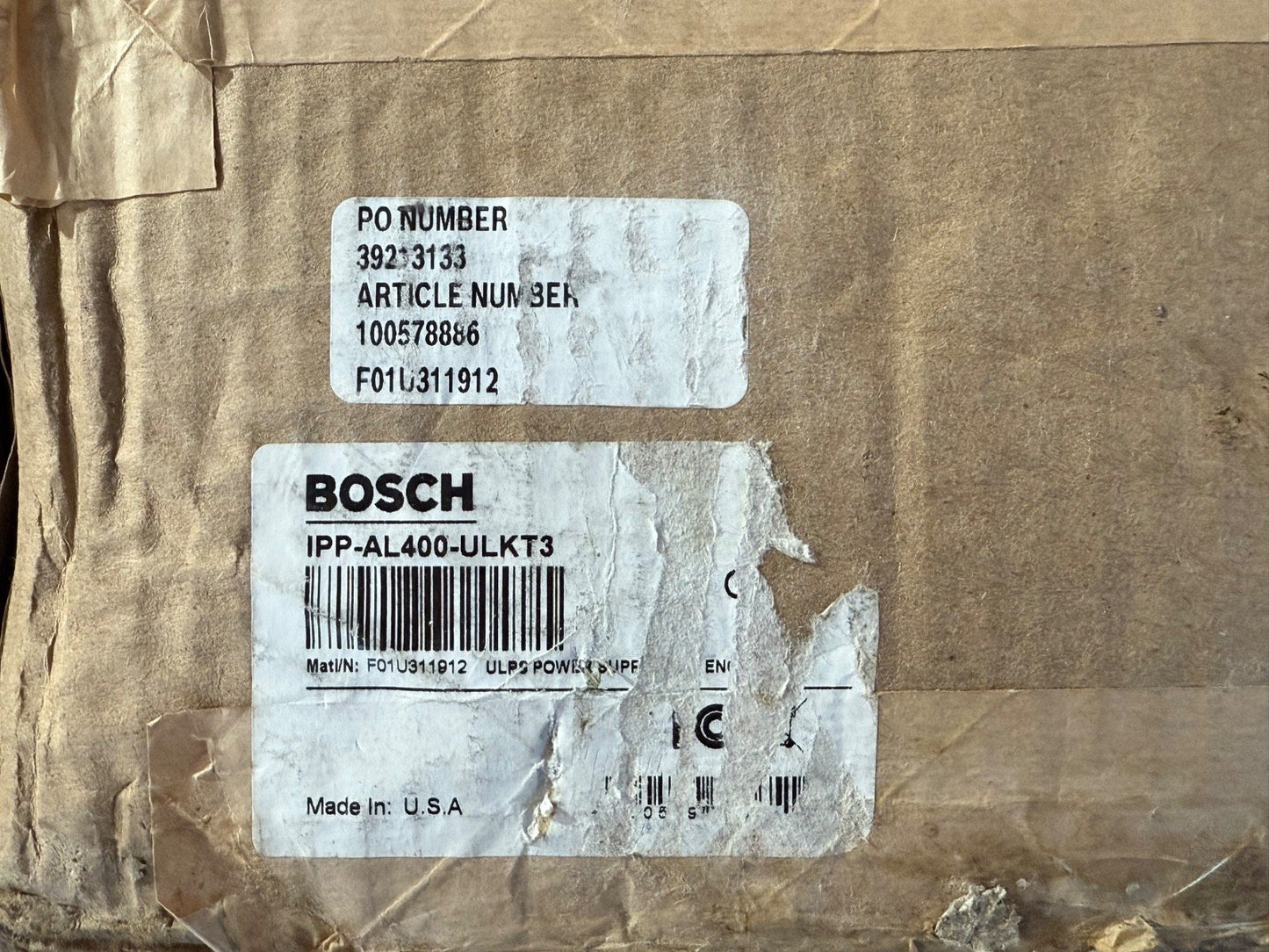 Bosch IPP-AL400-ULKT3 Power Supply + Enclosure (NEW IN BOX)