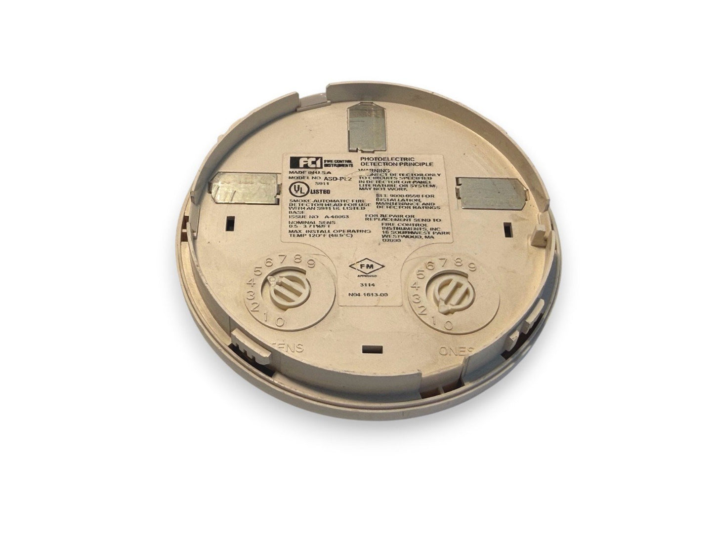 Gamewell-FCI ASD-PL2 Fire Alarm Smoke Detector Head