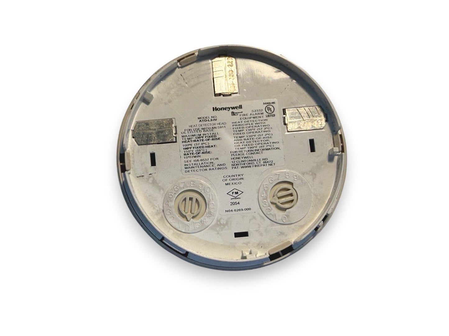 Gamewell-FCI ATD-L3-IV Fire Alarm Heat Detector Head