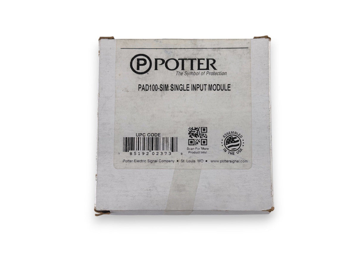 Potter PAD100-SIM Fire Alarm Single Input Module (NEW IN BOX)