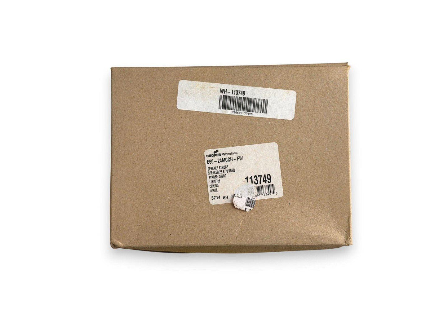 Eaton Wheelock E60-24MCCH-FW Fire Alarm Speaker Strobe White (NEW IN BOX)