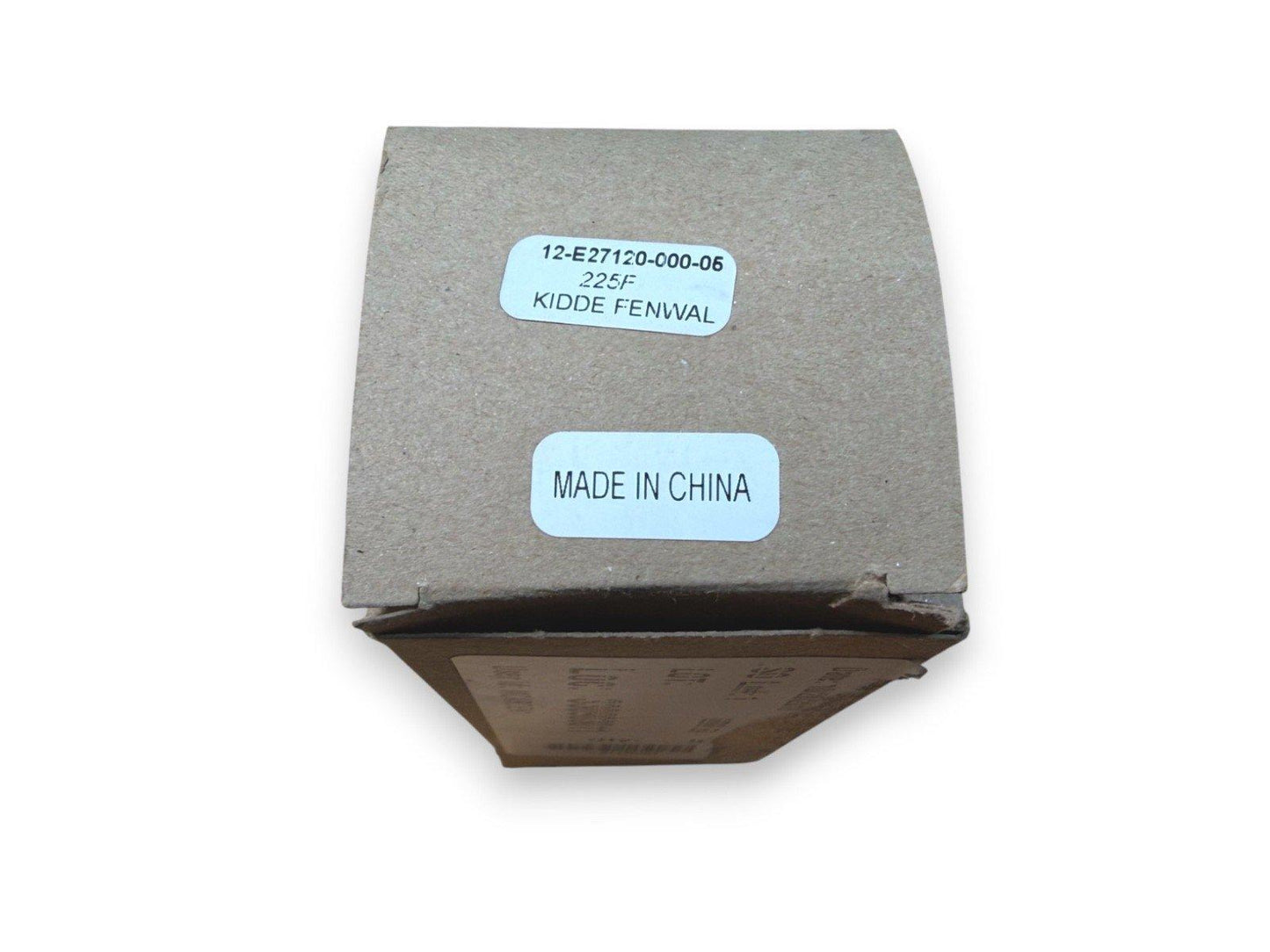 Kidde Fenwal fire alarm component box, model 12-E27120-000-06, made in China