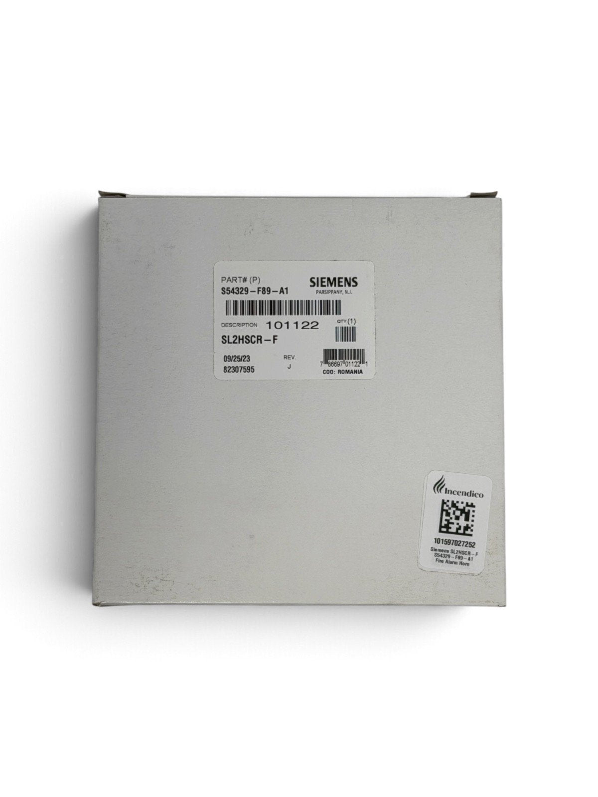 Siemens SL2HSCR-F S54329-F89-A1 Fire Alarm Horn Strobe Ceiling Red (NEW IN BOX)