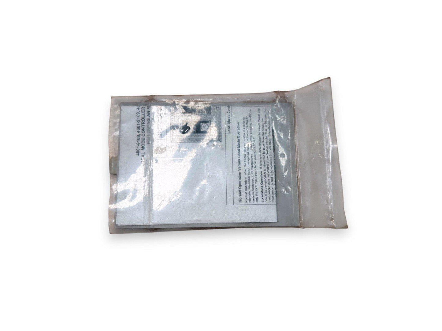 Fire alarm local mode controller manual in sealed plastic packaging, model 4601-3108