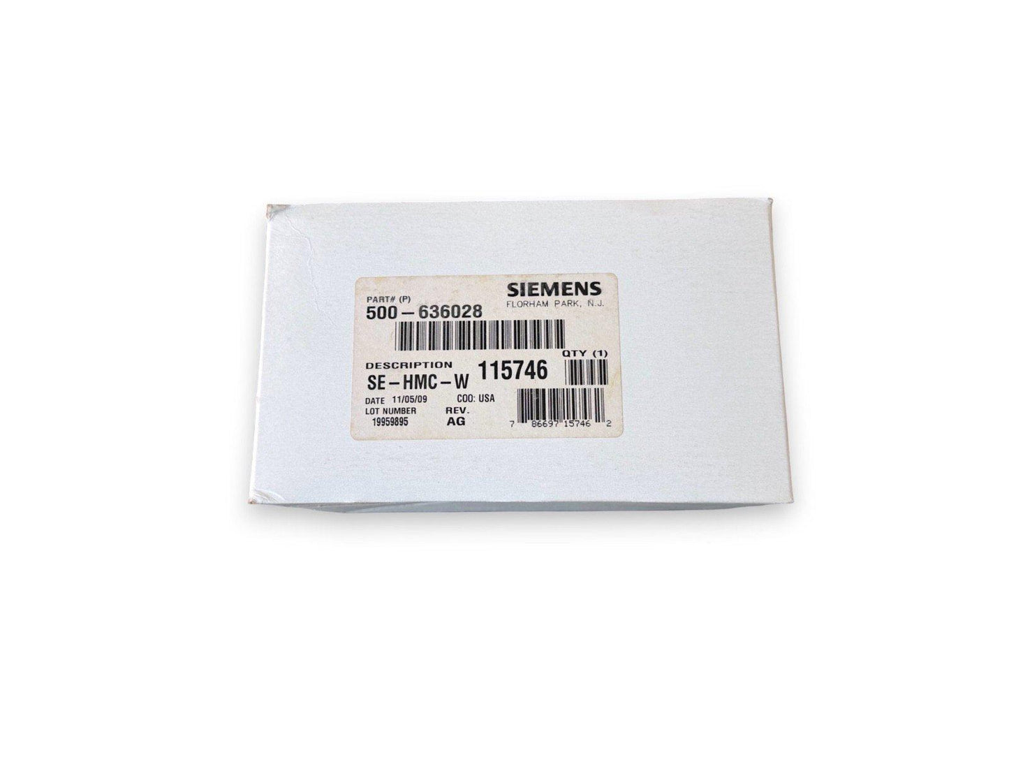 Siemens SE-HMC-W 500-636028 Fire Alarm Speaker Strobe White (NEW IN BOX)