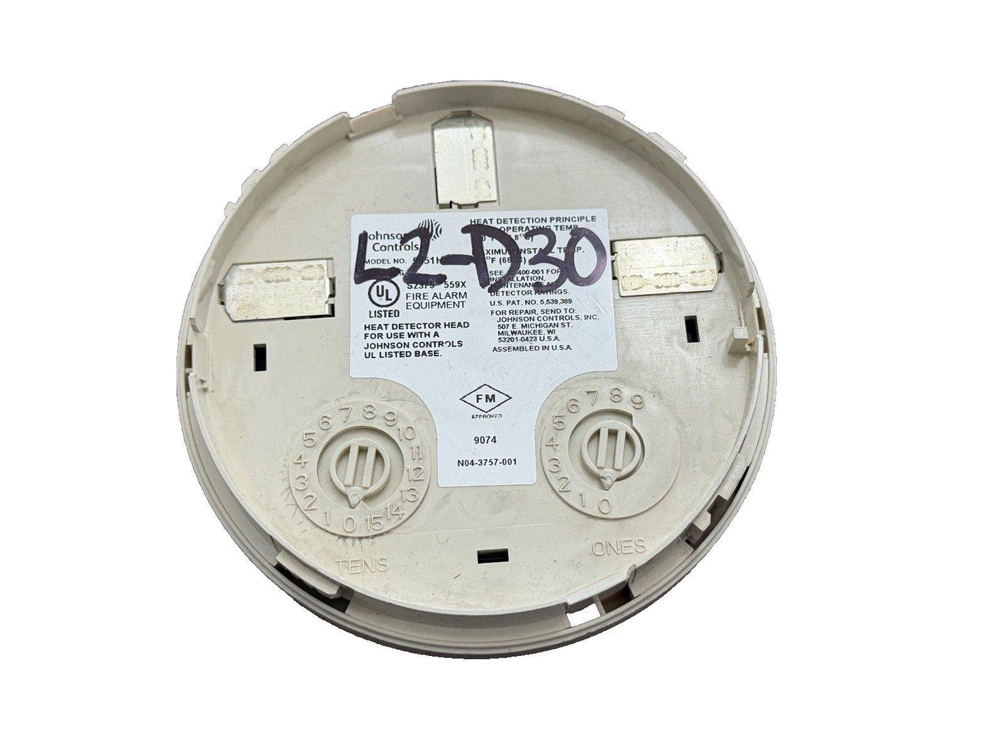 Johnson Controls 5951HJ Fire Alarm Heat Detector Head