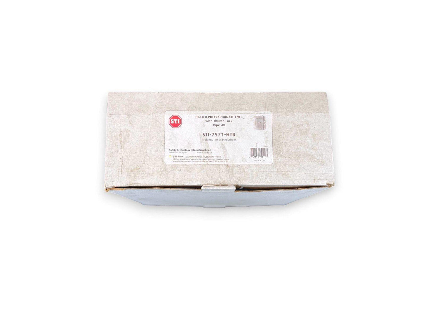 STI STI-7521-HTR Heated Polycarbonate Enclosure with Thumb Lock (NEW IN BOX)