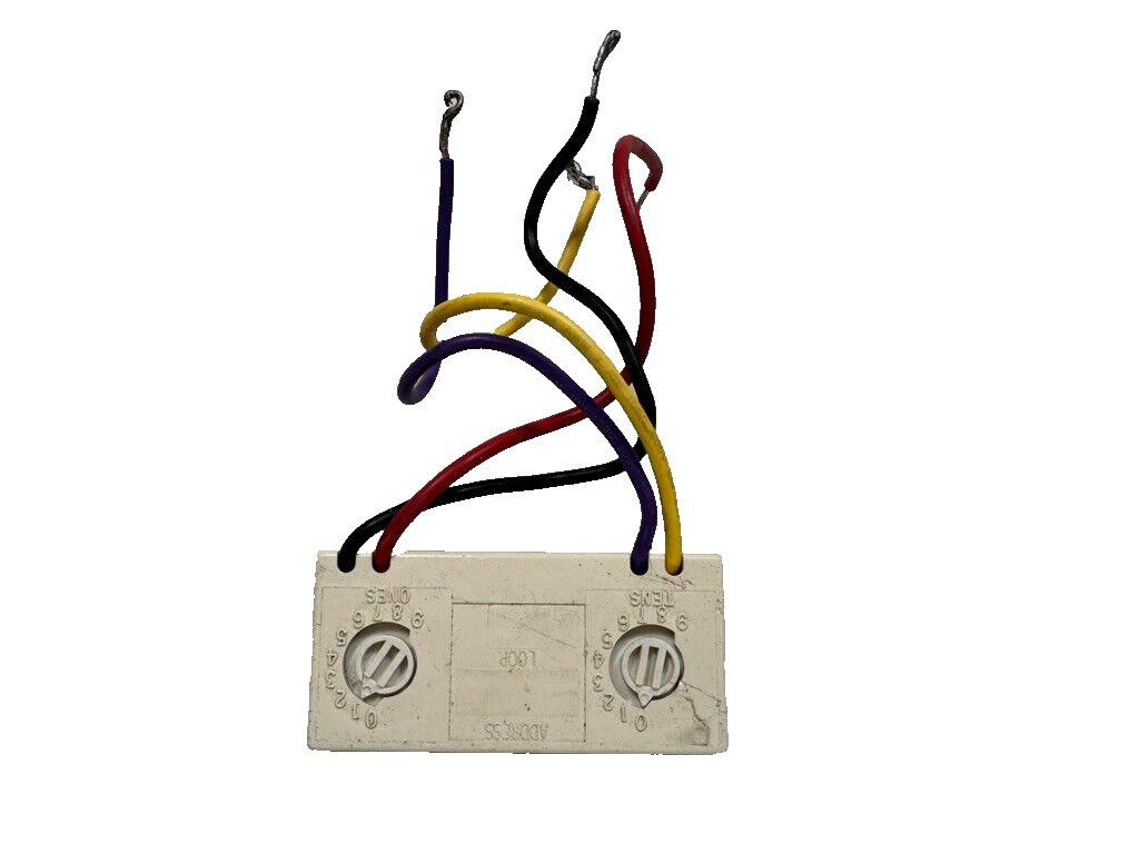 Fire alarm control module with multi-colored wiring terminals for system integration