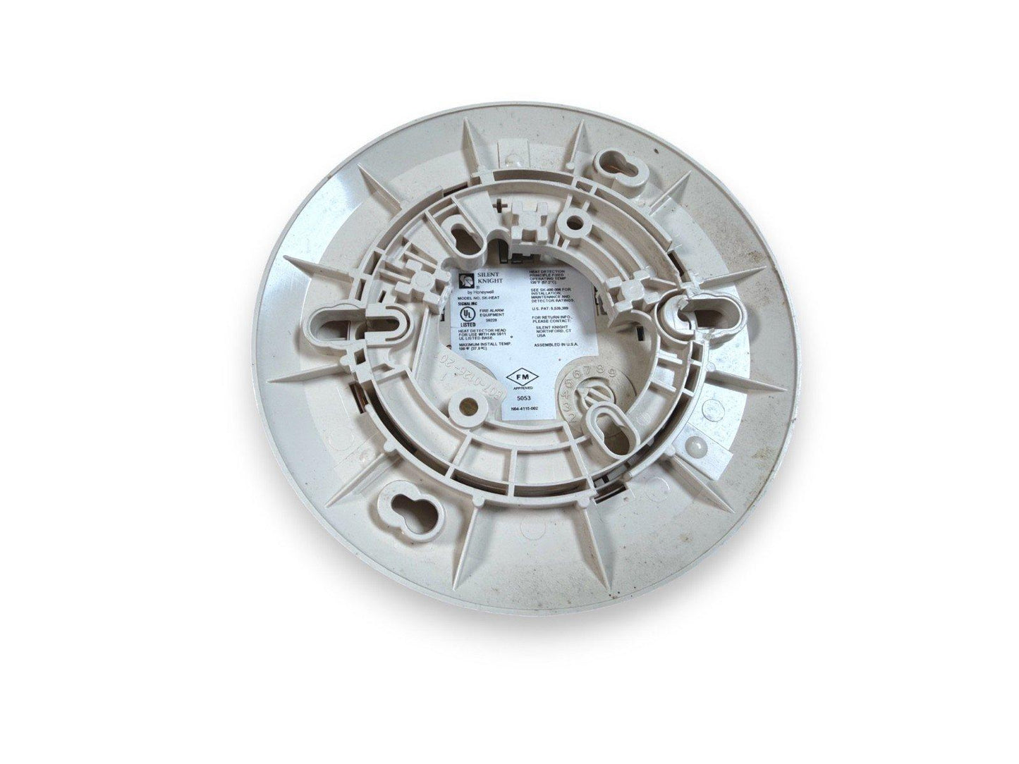 Silent Knight SK-HEAT fire alarm heat detector head, UL listed, for commercial or residential use