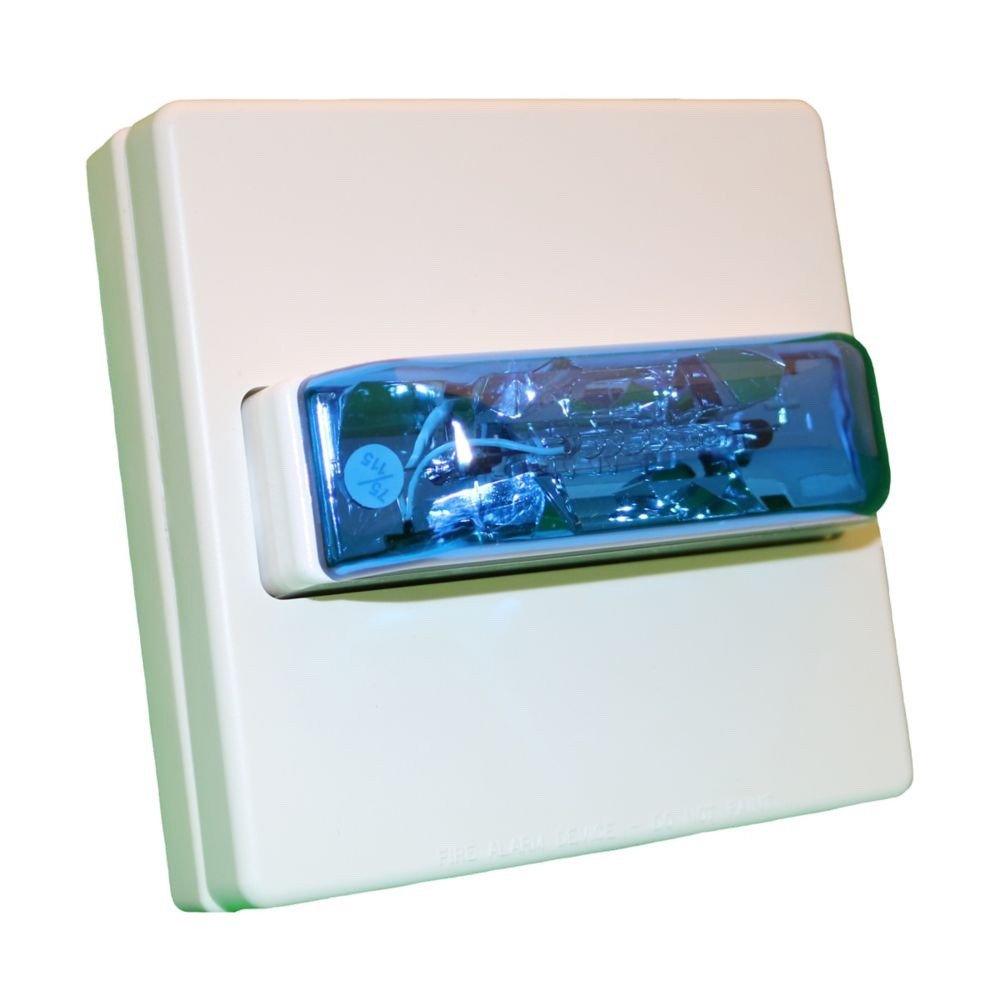 Eaton Wheelock RSSWP-24MCCH-NW 123551 Strobe White Blue Lens (NEW IN BOX)