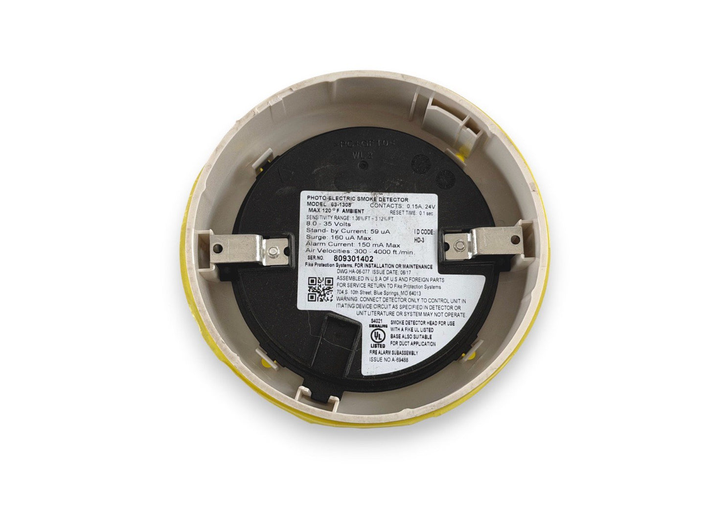 Fike 63-1308 Fire Alarm Smoke Detector USA Stock (NEW)