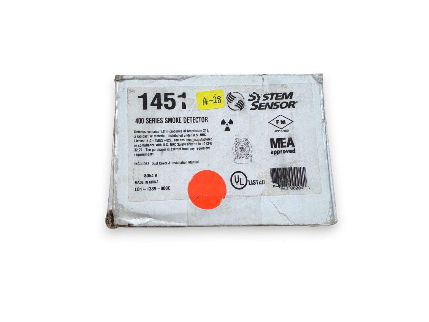 System Sensor 1451 400 Series Smoke Detector (NEW IN BOX)