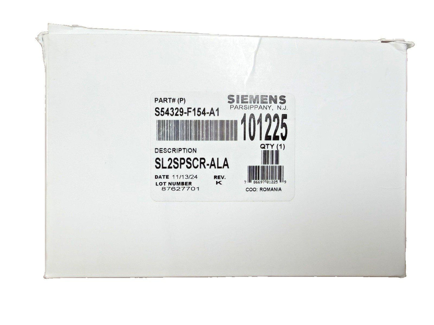Siemens SL2SPSCR-ALA S54329-F154-A1 Speaker Strobe Alert Amber (NEW IN BOX)