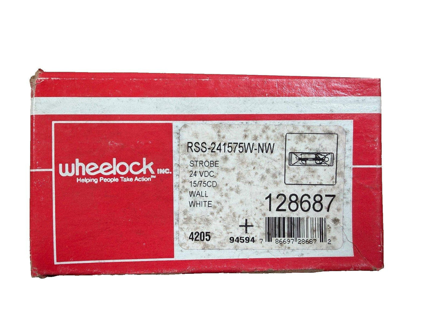 Eaton Wheelock RSS-241575W-NW Strobe Wall White No Lettering (NEW IN BOX)