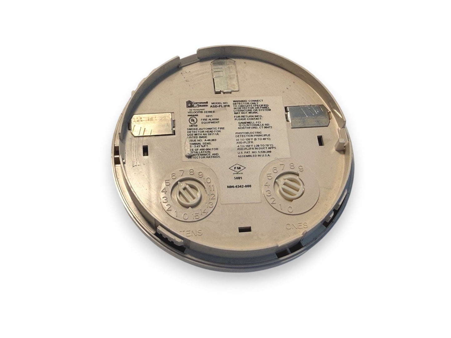 Gamewell-FCI ASD-PL2FR Fire Alarm Smoke Detector Head