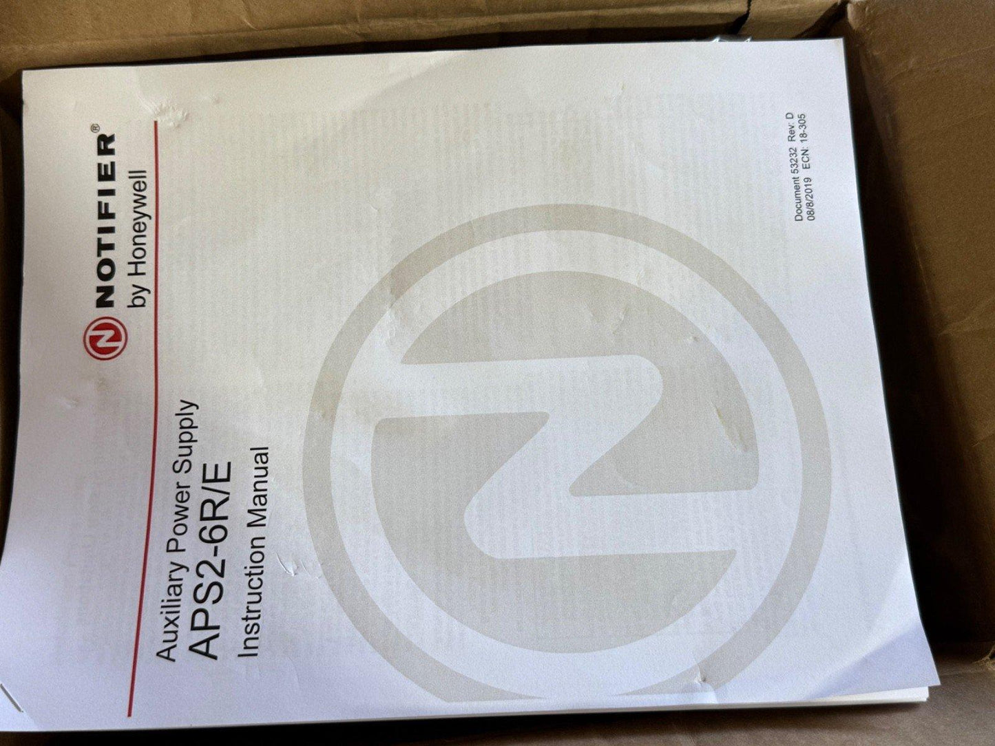 NOTIFIER APS2-6R Fire Alarm Auxiliary Power Supply (NEW IN BOX)