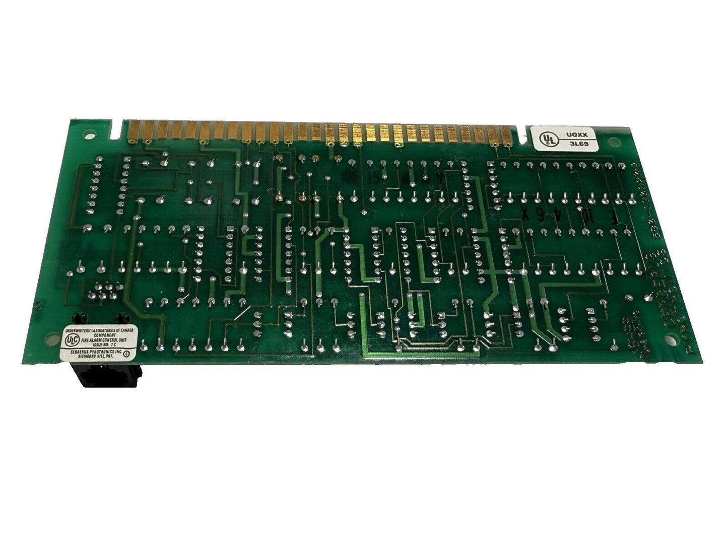 Green fire alarm control circuit board with UL certification, used fire alarm equipment