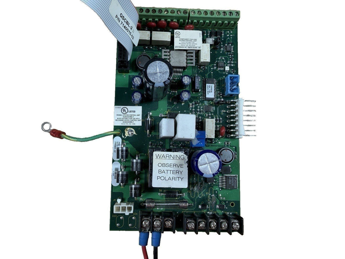 EST Edwards PS6 QuickStart Fire Alarm Control Panel Board