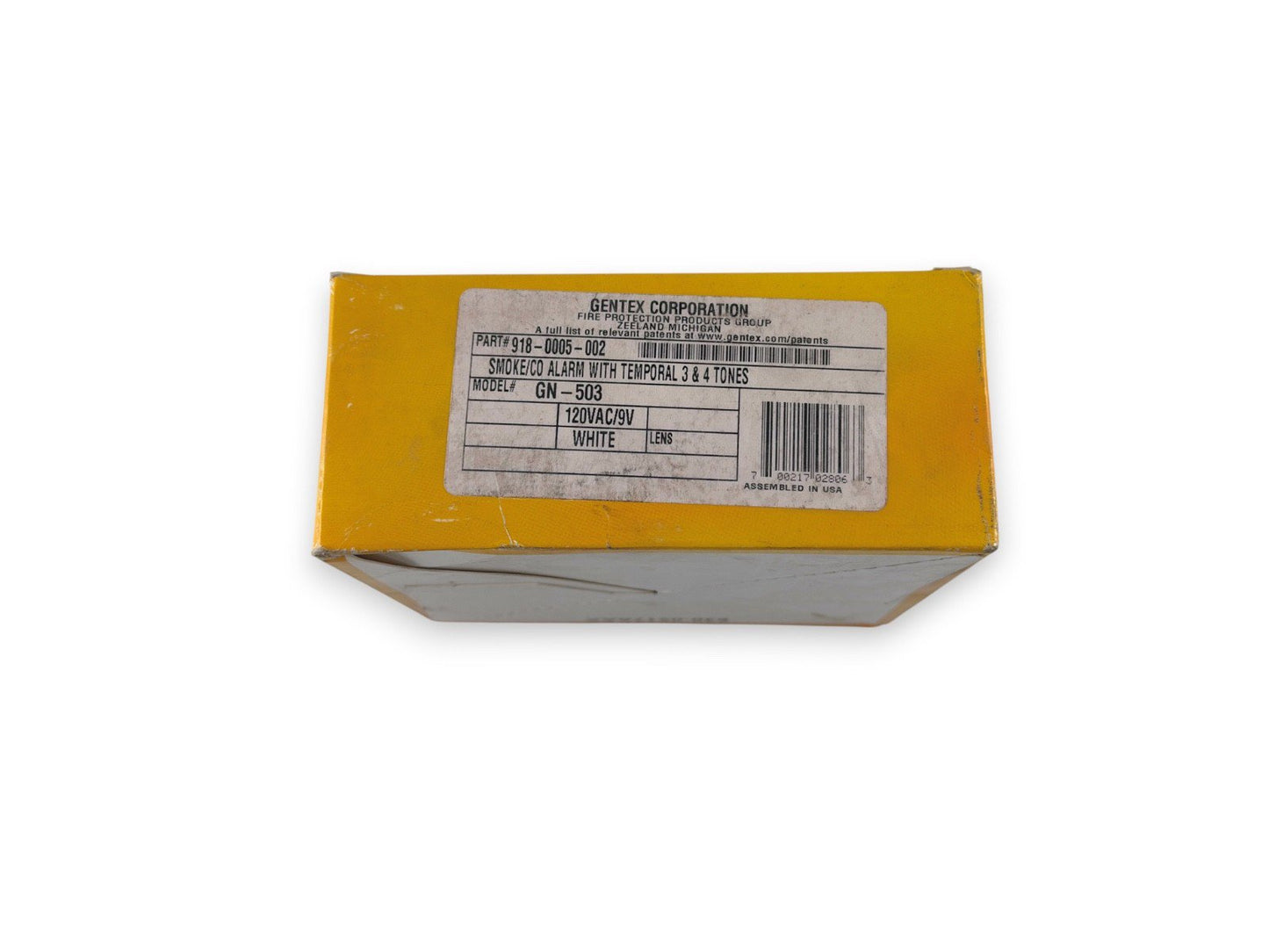 Gentex GN-503 CO1209/S1209 Combination Smoke and CO Alarm (NEW IN BOX)
