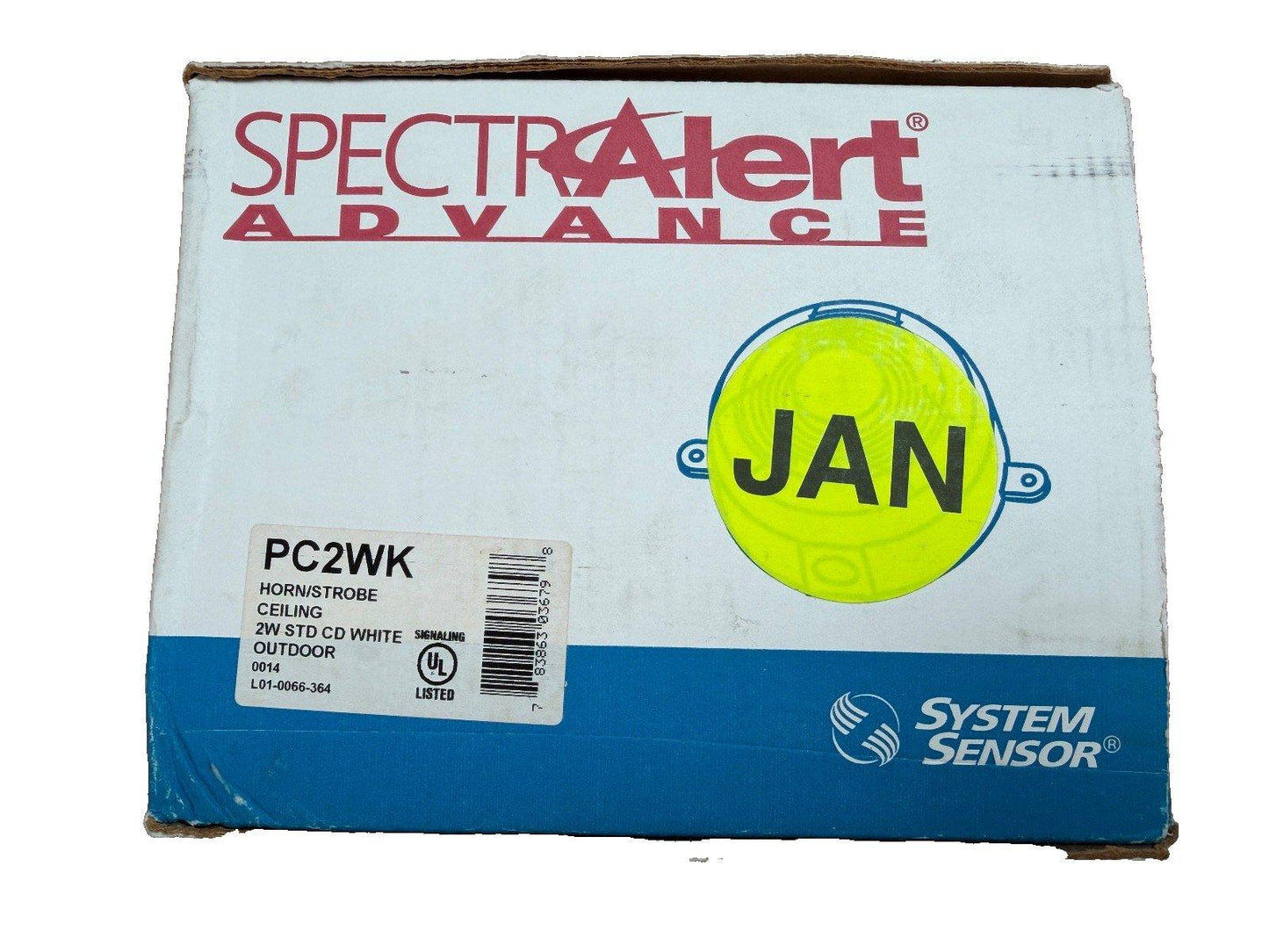 System Sensor PC2WK Fire Alarm Horn Strobe Backbox Only (NEW IN BOX)