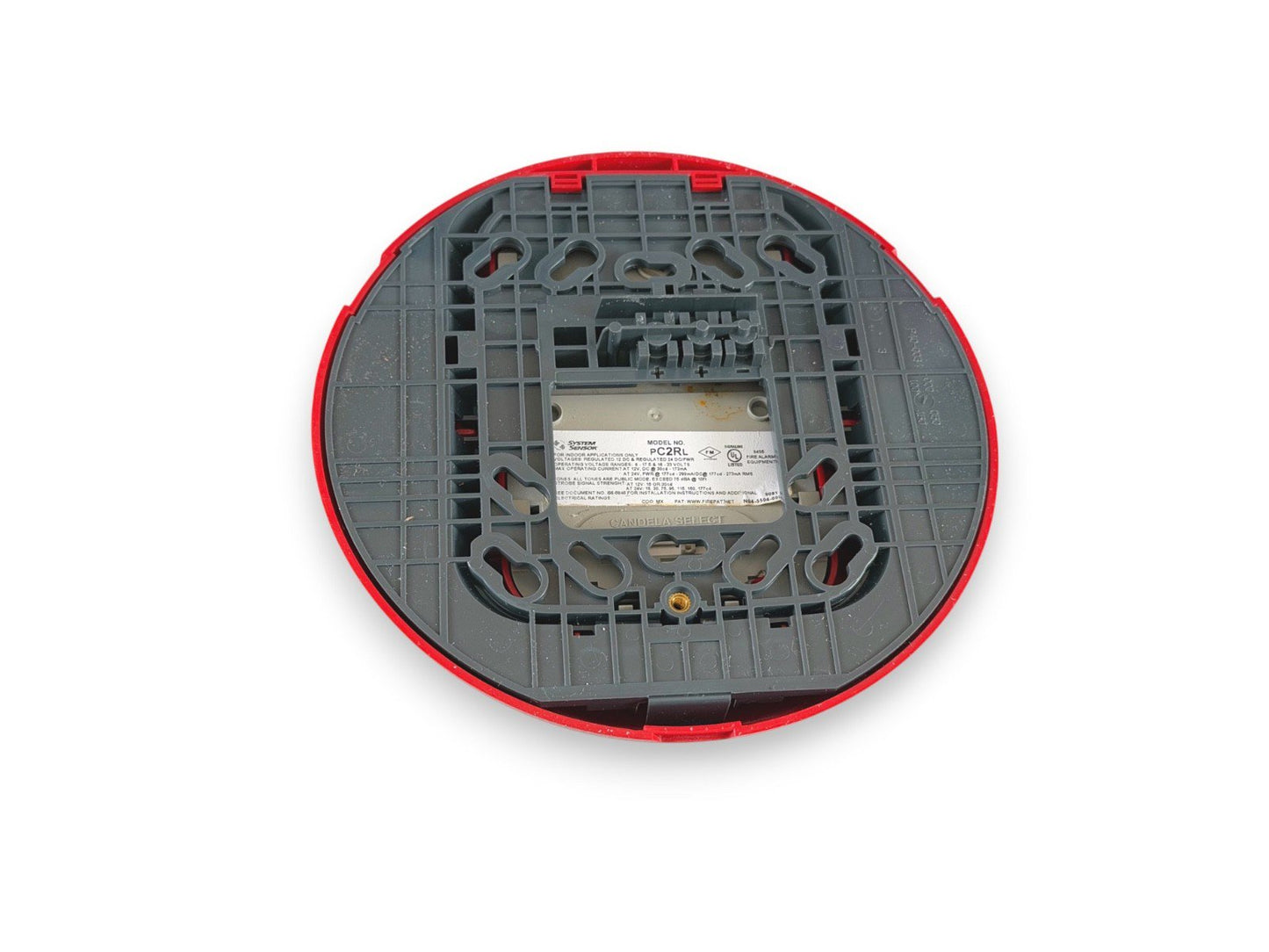 System Sensor PC2RL Fire Alarm Horn Strobe Ceiling Red