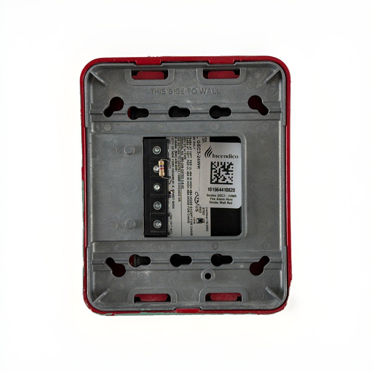 Gentex GEC3-24WR Fire Alarm Horn Strobe Wall Red