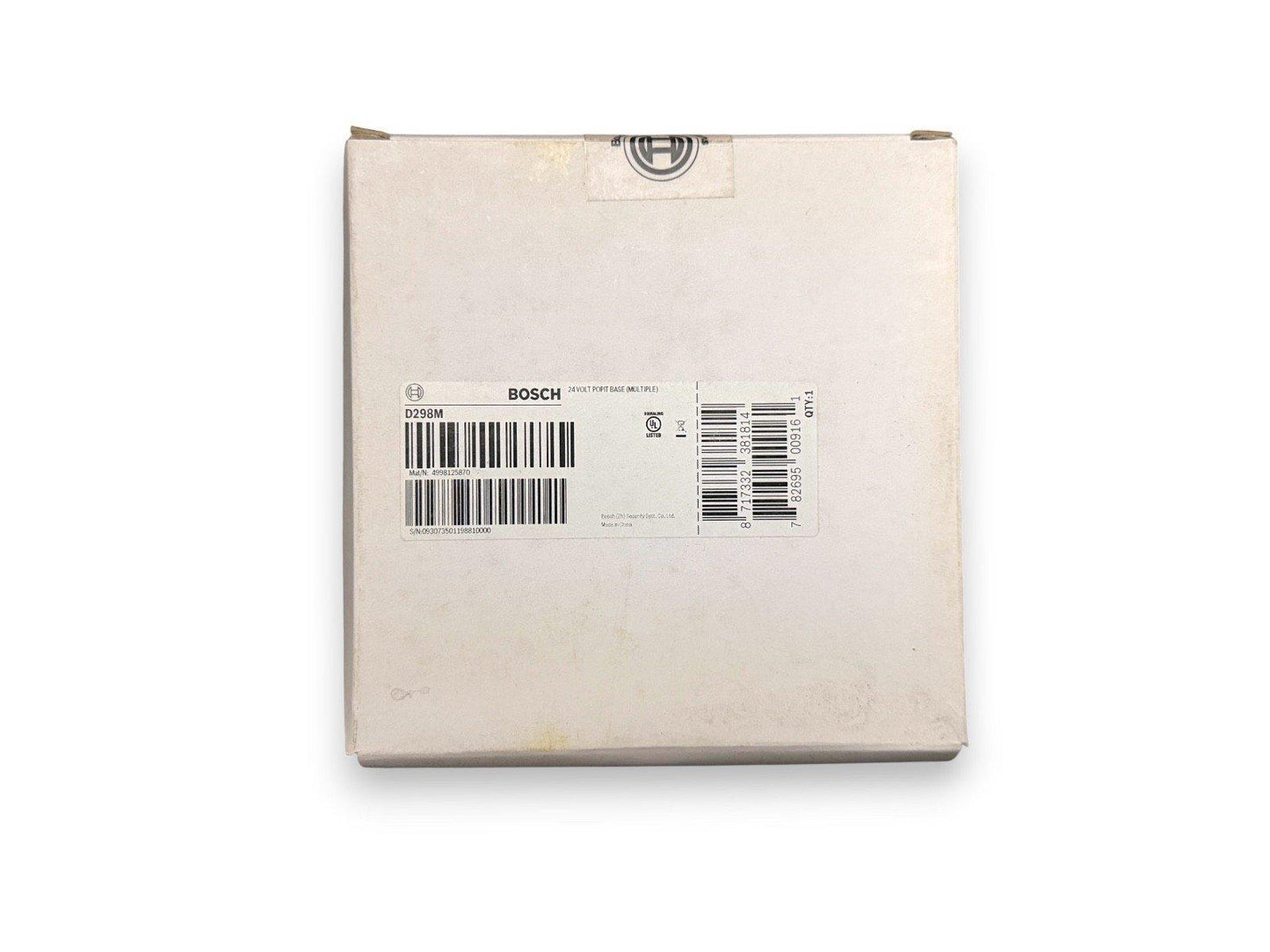 Bosch D298M Fire Alarm 24 Volt Popit Base (NEW IN BOX)