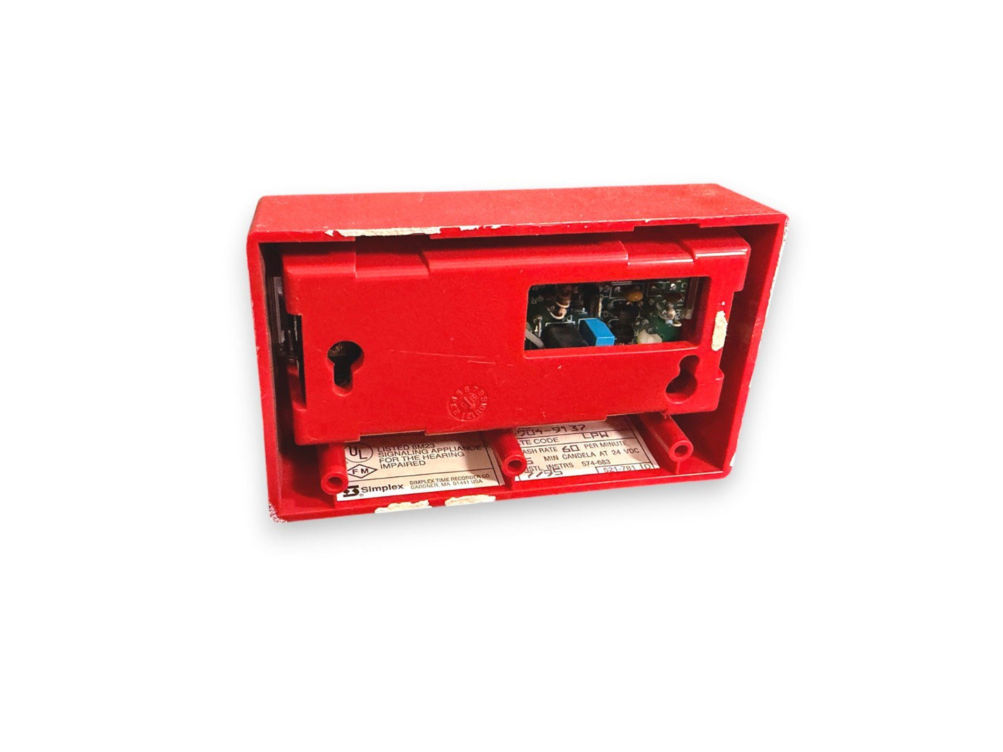 Simplex 4904-9137 Fire Alarm Strobe Wall Red