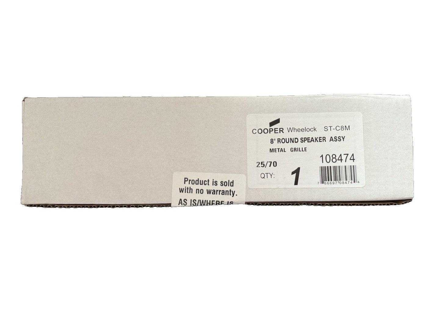 Eaton Wheelock ST-C8M 108474 8" Round Speaker Assy (NEW IN BOX)