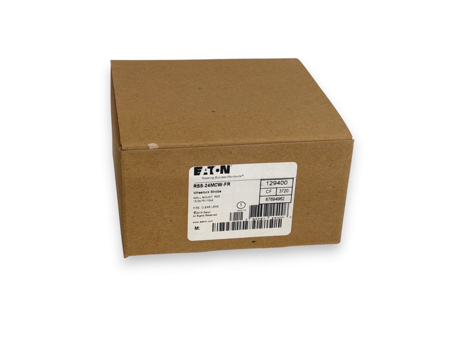 Eaton Wheelock RSS-24MCW-FR 129400 Fire Alarm Strobe Wall Red (NEW IN BOX)
