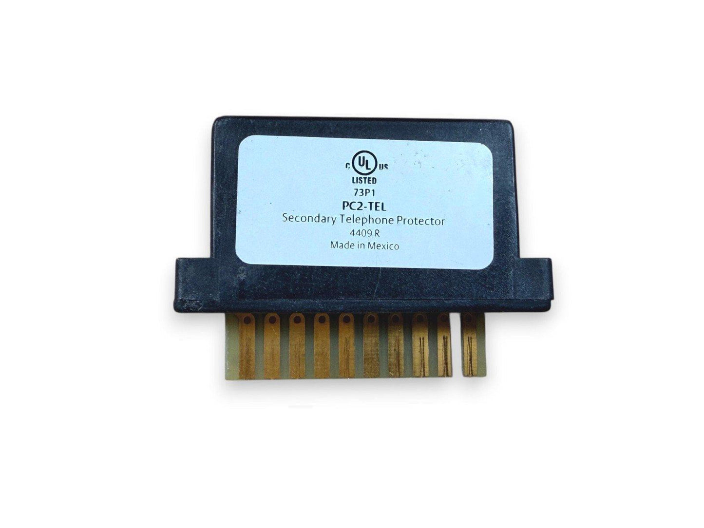 UL Listed PC2-TEL Secondary Telephone Protector for fire alarm systems, model 4409 R, made in Mexico
