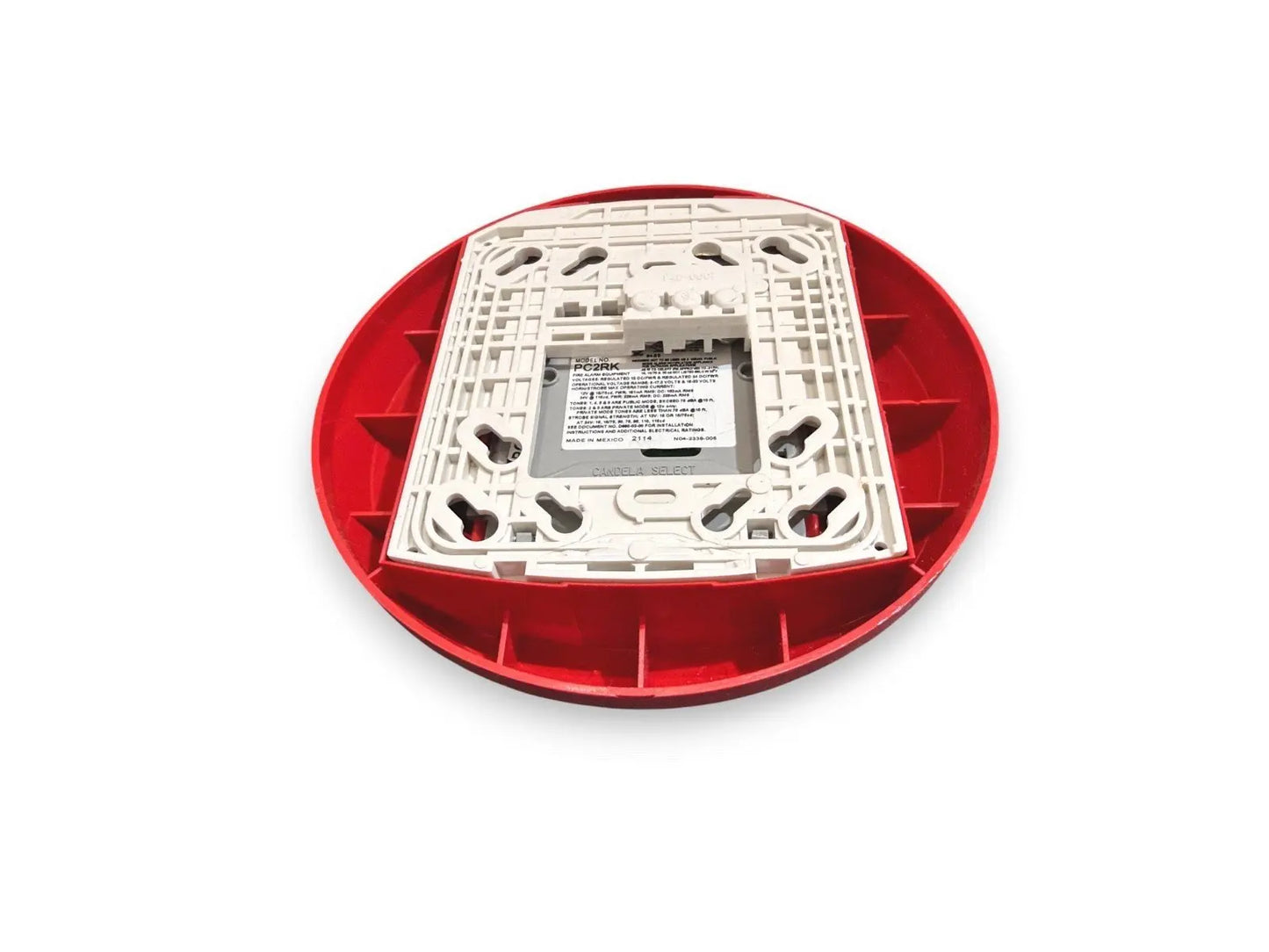 System Sensor PC2RK Fire Alarm Horn Strobe Ceiling Red System Sensor