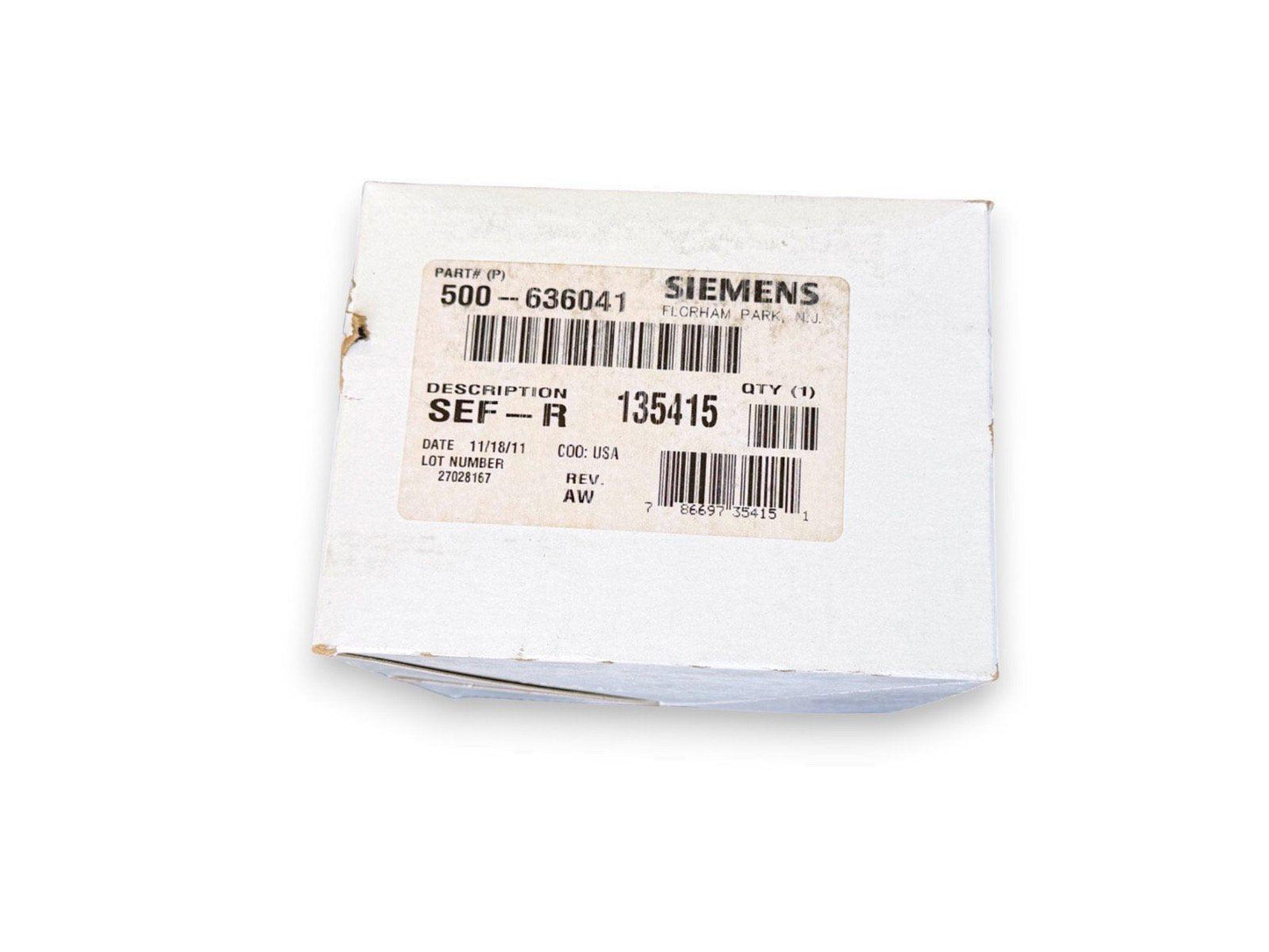 Siemens SEF-R 500-636041 Fire Alarm Speaker Wall Red (NEW IN BOX)