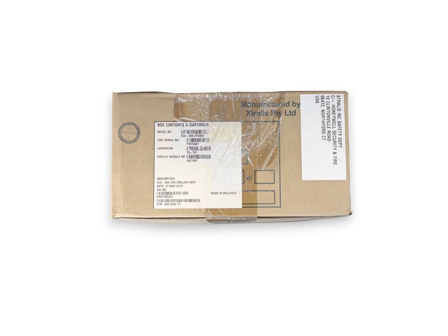 Xtralis VESDA VLS-204 LaserSCANNER Detector Display Fitted 7 Relays (NEW IN BOX)